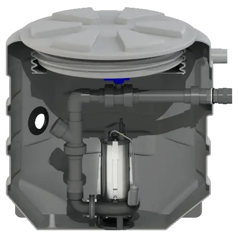 SANIFOS 610 1 SLD S - Tek Pompa Monofaze Yağmur Suyu Tahliye Pompası