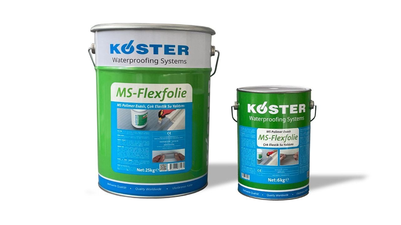 KÖSTER MS-Flexfolie MS Polimer Esaslı, Çok Elastik Su Yalıtımı 25 KG