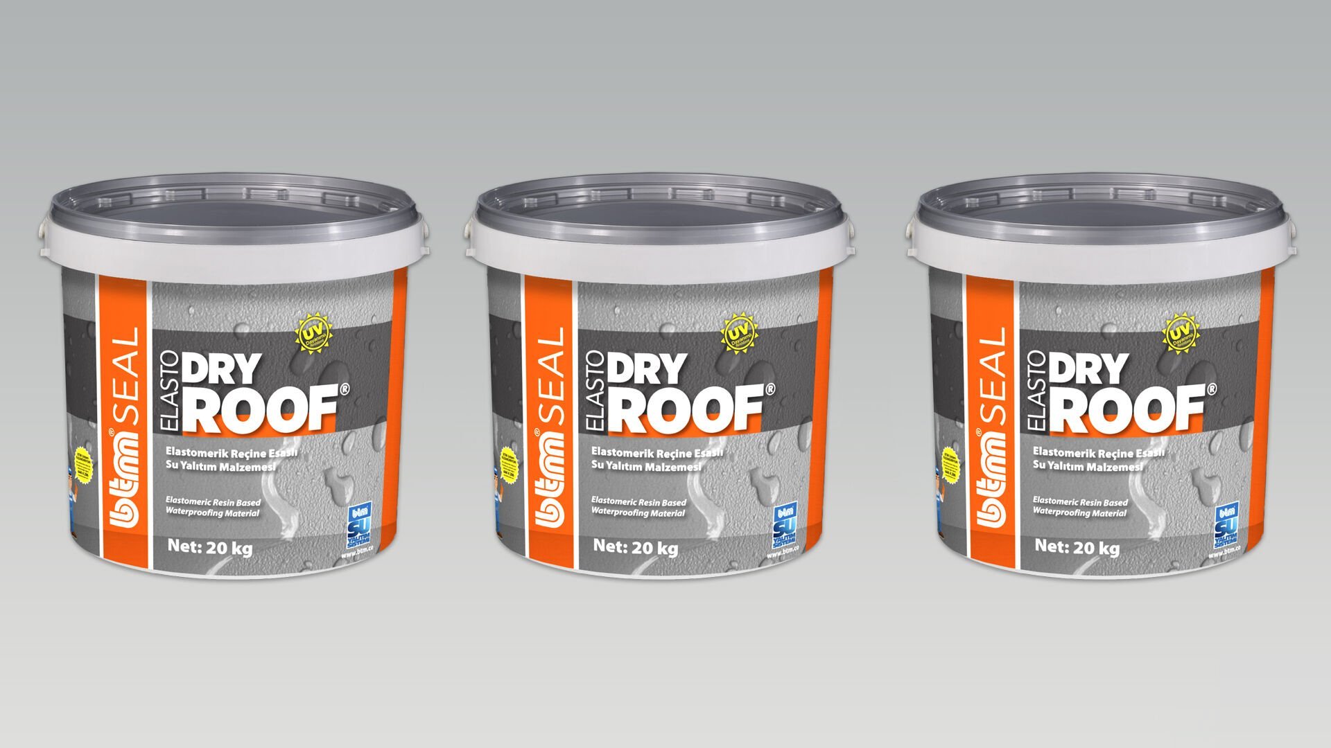 Btm Elasto Dryroof  Kırmızı 20 kg