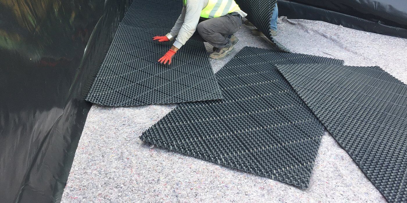 TekDrain GF 25/270 Yeşil Çatı Drenaj Levhaları