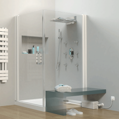 Sanishower Gri Su Pompası / 1 Lavabo + 1 Duş