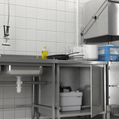 Sanispeed / Atık Su Tahliye Cihazı / 4 giriş