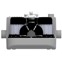 Sanicom 2 Çift Pompalı Gri Su Tahliye İstasyonu