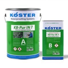 KÖSTER  KB-Pur IN 7 Poliüretan Enjeksiyon ile Su Yalıtımı 22 KG SET