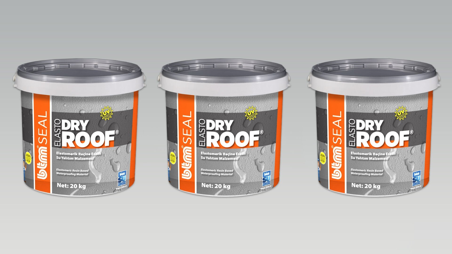 Btm Elasto Dryroof  Kırmızı 20 kg